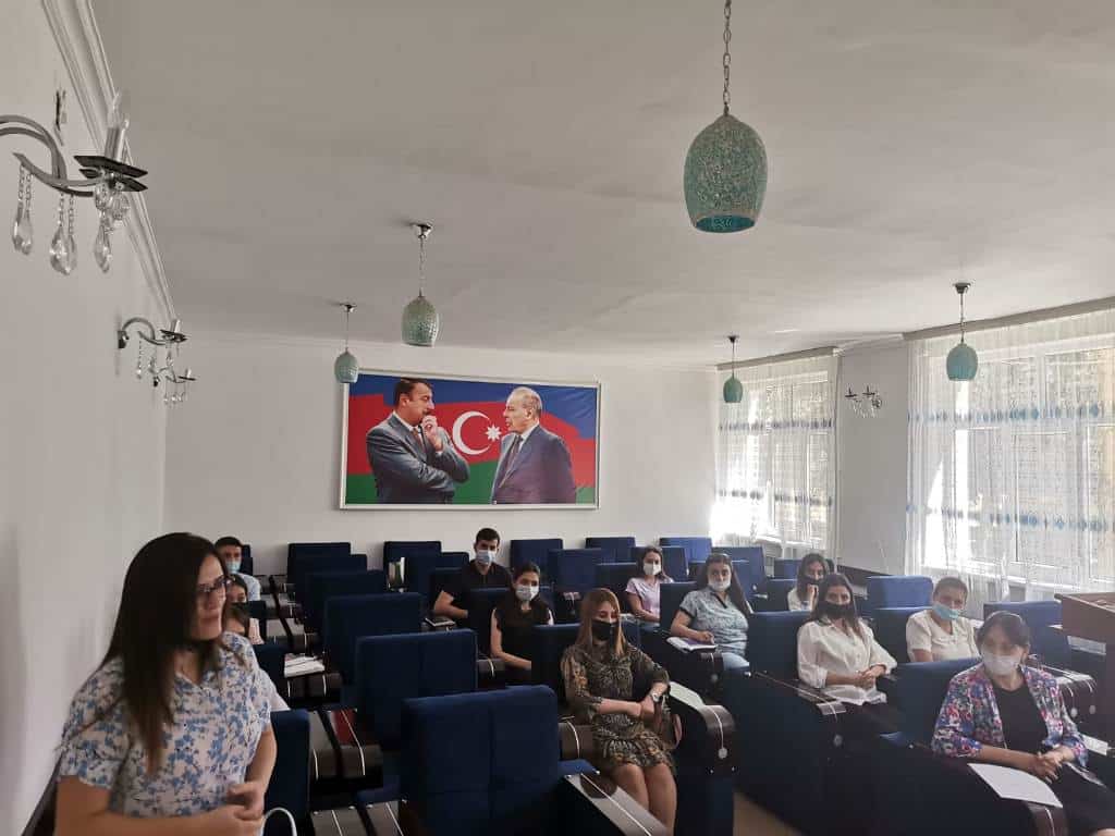 Mingəçevir Dövlət Universitetində könüllü gənclərlə görüş keçirilib