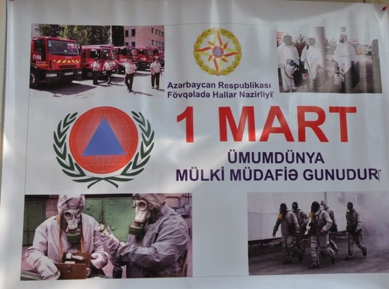Mingəçevir Dövlət Universitetində 1 Mart – Ümumdünya Mülki Müdafiə Günü qeyd olunub
