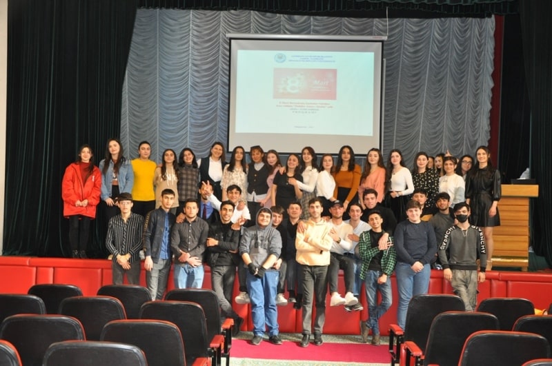 Mingəçevir Dövlət Universitetində Beynəlxalq Qadınlar Günü qeyd edilib