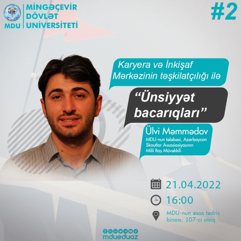 Azərbaycan Skautlar Assosiasiyasının təmsilçisi MDU-da təlim keçib