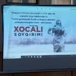 Mingəçevirdə universitet və məktəb kollektivi Xocalı Soyqırımı Gününü qeyd ediblər