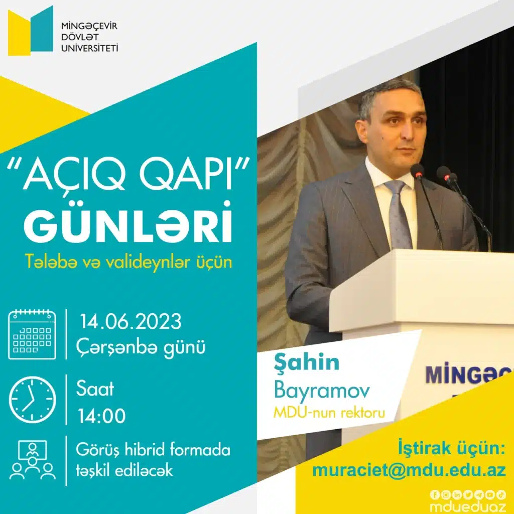 Növbəti “Açıq qapı” günü keçiriləcək