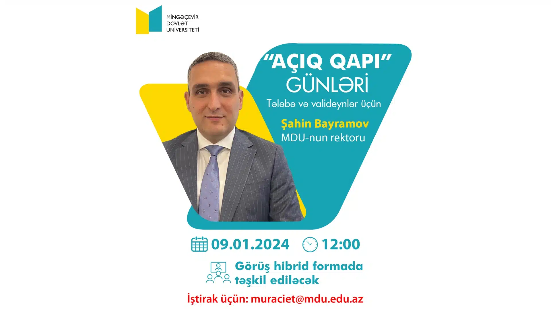 MDU-da imtahan sessiyası müddətində “Açıq qapı” günləri keçiriləcək