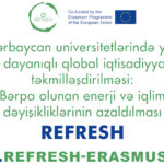 REFRESH – Erasmus+ KA2 layihəsinin rəsmi saytı istifadəyə verilib