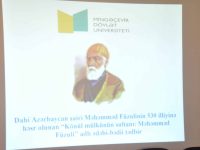 MDU-da Azərbaycan şairi Məhəmməd Füzulinin530 illiyinə həsr olunmuş ədəbi-bədii tədbir keçirilib