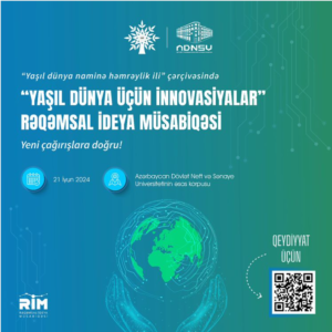 Read more about the article “Yaşıl dünya üçün innovasiyalar” Rəqəmsal İdeya Müsabiqəsinə start verilir