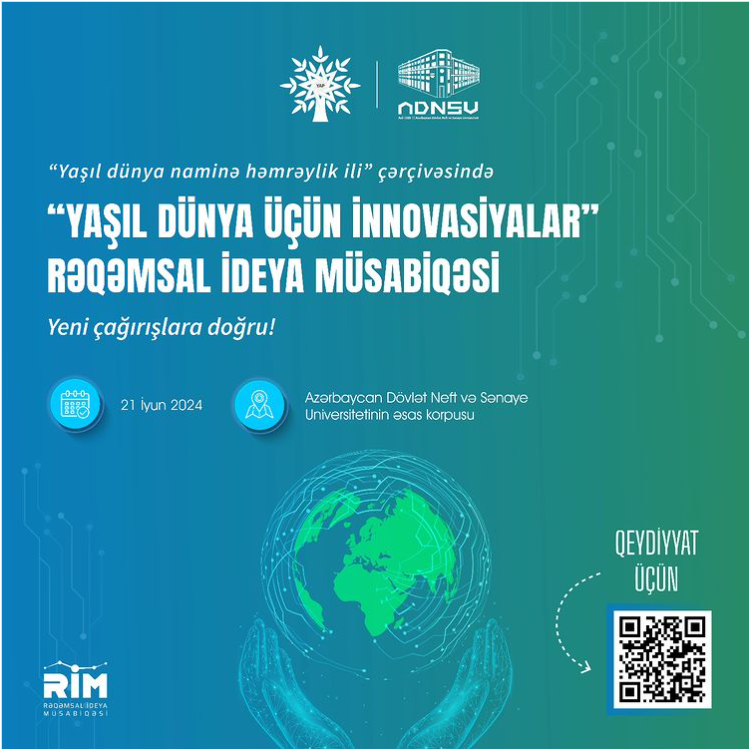You are currently viewing “Yaşıl dünya üçün innovasiyalar” Rəqəmsal İdeya Müsabiqəsinə start verilir
