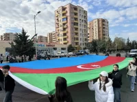 Mingəçevir şəhərində Bayraq Meydanına  doğru  maarifləndirici yürüş təşkil  olunub