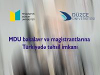 MDU bakalavr və magistrantlarına Türkiyədə təhsil imkanı