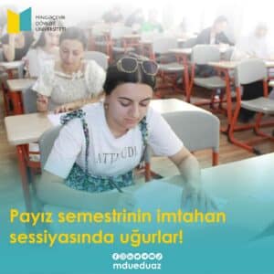 Read more about the article Mingəçevir Dövlət Universitetində (MDU) 2024/2025-ci tədris ilinin payız semestrinin imtahan sessiyasına start verildi