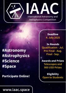 Read more about the article ASTRONOMİYANI SEVƏN TƏLƏBƏLƏR ÜÇÜN BÖYÜK FÜRSƏT!
