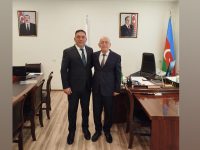 Rektor Anar Eminov universitetin monitorinq qrupunun rəhbəri ilə görüşüb
