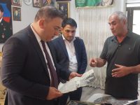 Mingəçevir Dövlət Universitetinin əməkdaşları Qurban bayramı münasibətilə şəhid ailələrini ziyarət ediblər