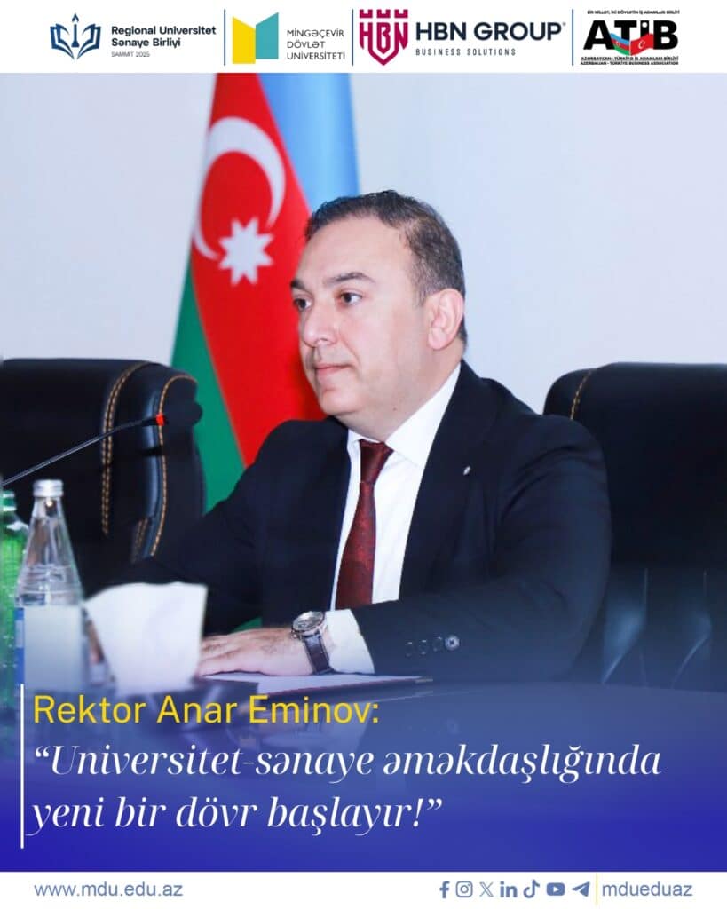 Mingəçevirdə “Regiondan Qlobala” konsepti ilə Regional Universitet-Sənaye Birliyi Sammiti keçiriləcək