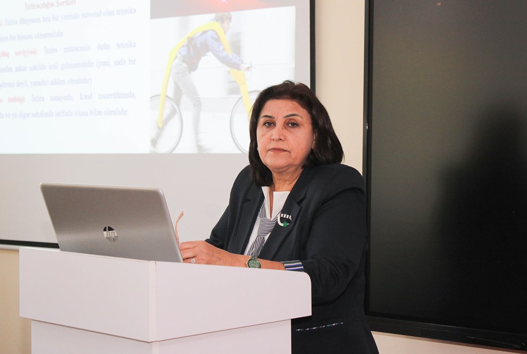 Mingəçevir Dövlət Universitetində “Əqli mülkiyyət və ixtiraçılıq” mövzusunda təlim keçirilib