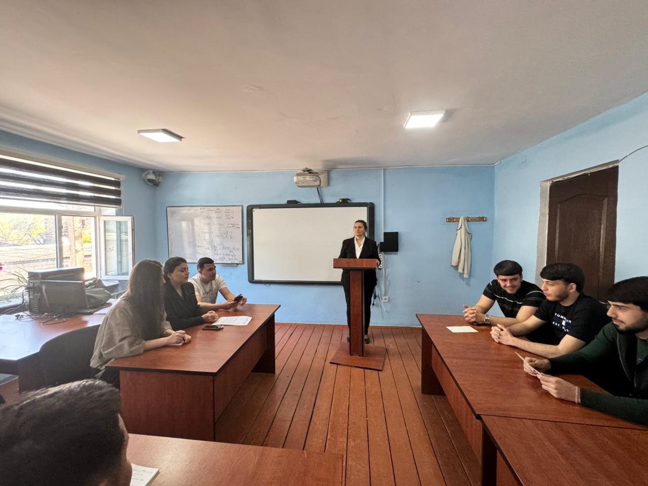 A debate on the topic of assessing the impact of Alternative energy on climate change was organized at Mingachevir State University.