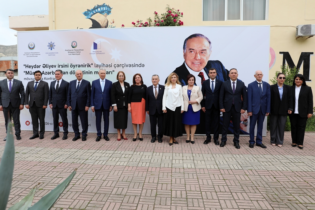 Mingəçevir Dövlət Universitetində “Müasir Azərbaycan dövlətinin memarı” mövzusunda konfrans keçirilib