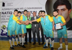 Read more about the article The Winner of the Volleyball Championship Dedicated to Azerbaijan’s National Hero Natig Gasimov Has Been Determined at MDU