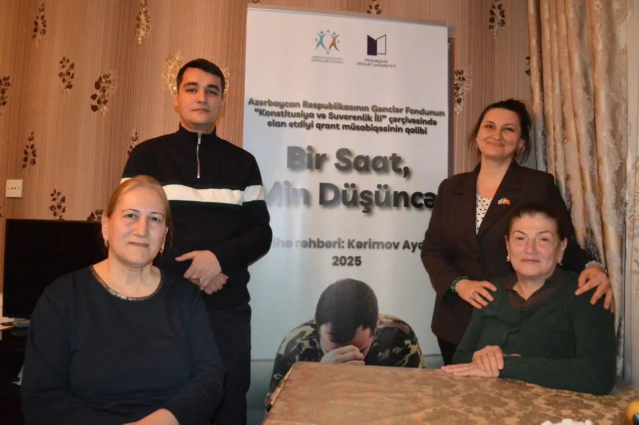 You are currently viewing A Meeting with Karabakh War Veteran Aygun Tahirova Was Held at Mingachevir State University Within the Framework of the “One Hour, A Thousand Thoughts” Project