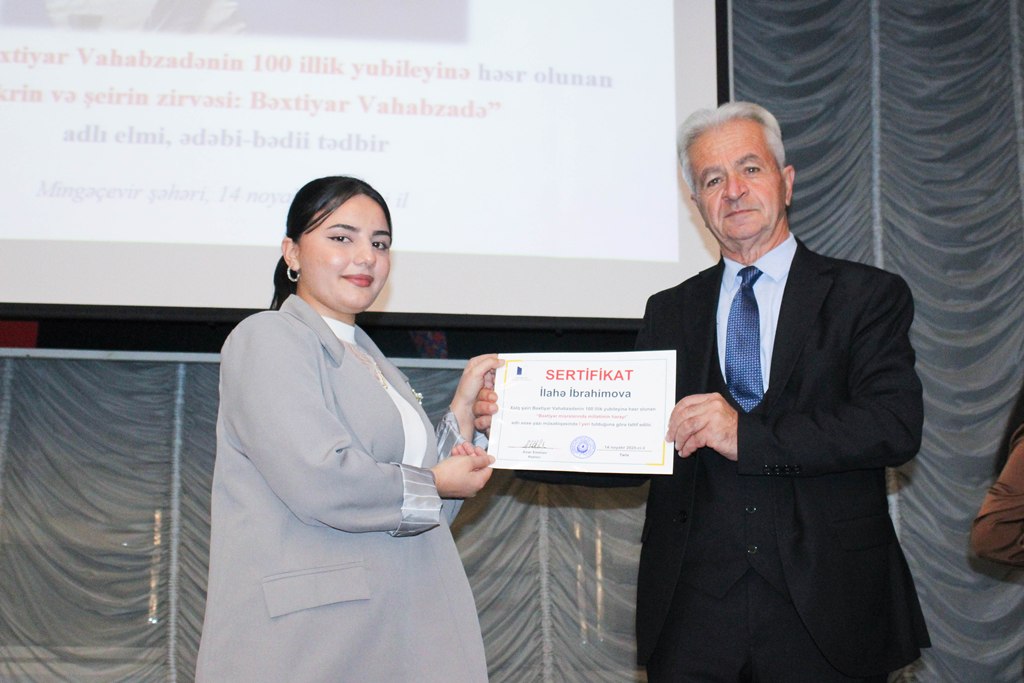 You are currently viewing Conference Dedicated to the 100th Anniversary of People’s Poet Bakhtiyar Vahabzade Held at MDU: The Peak of Thought and Poetry