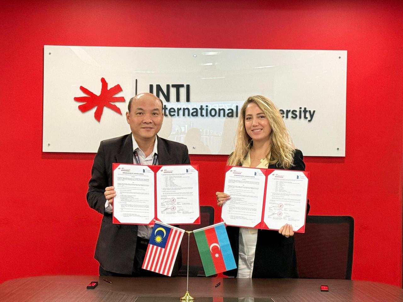 Mingəçevir Dövlət Universiteti ilə Malayziyanın INTI Beynəlxalq Universiteti arasında əməkdaşlıq memorandumu imzalanıb