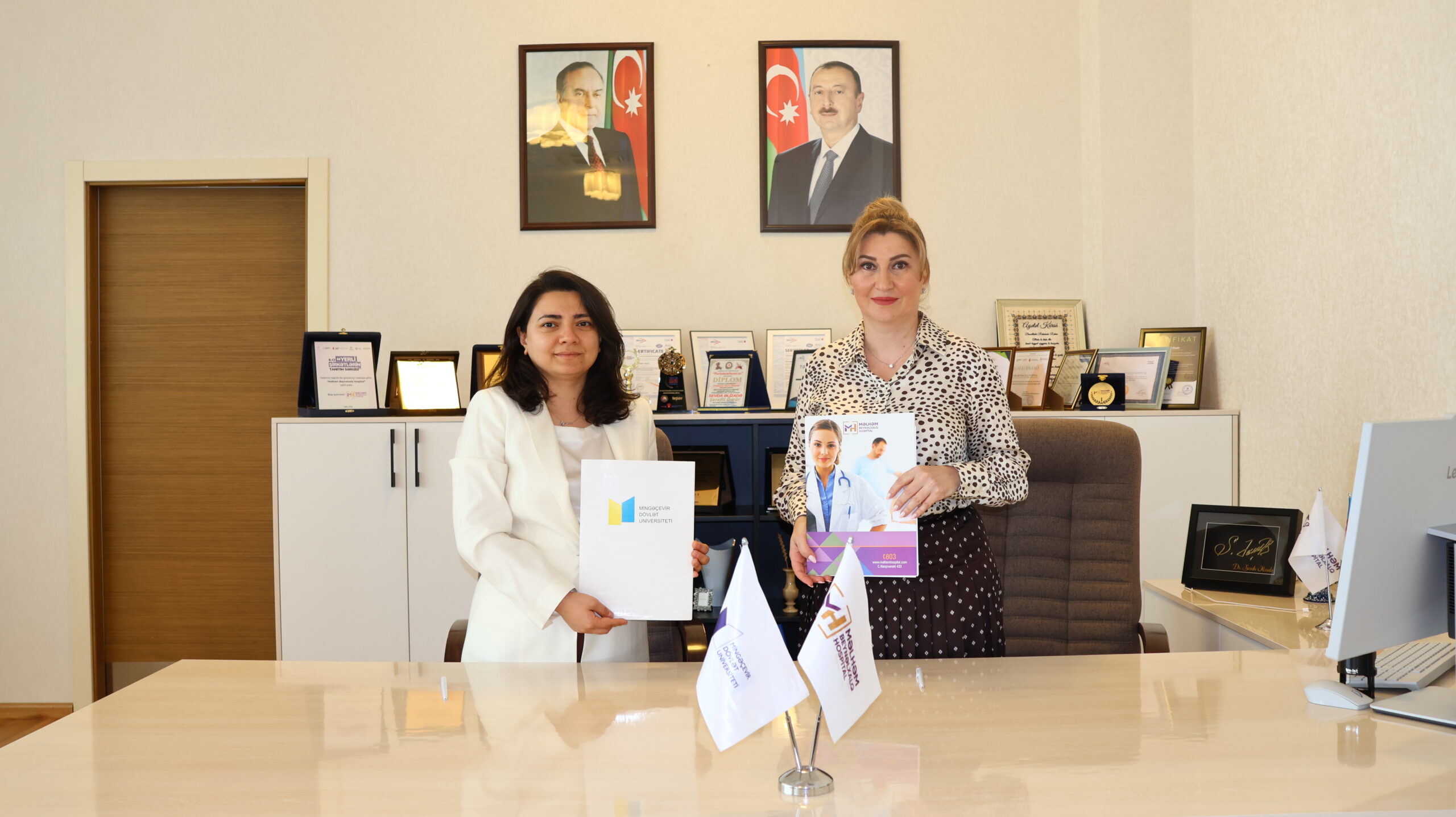 Mingəçevir Dövlət Univeristeti və “Məlhəm” Beynəlxalq Hospital sağlam gələcək, rəqəmsal səhiyyə və peşəkar inkişaf naminə əməkdaşlığa başlayır